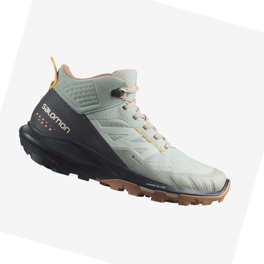 Salomon WoOUTPULSE MID GORE-TEX Kadın Yürüyüş Ayakkabısı Nane | TR 2786WNB